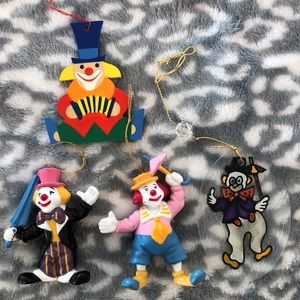 Clown 🤡 Christmas ornament figurines